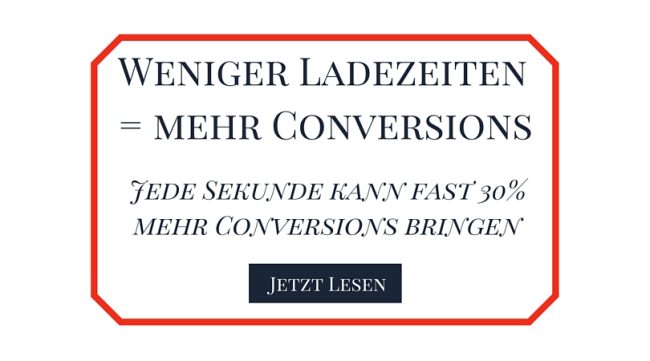 Mehr Conversions Mehr Conversions