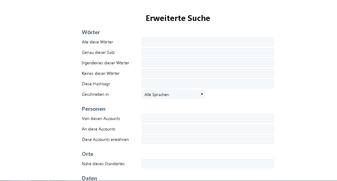Twitter Suche_erweiterte Suche
