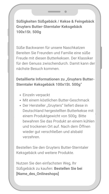 Produktbeschreibung_Beispiel_Lebensmittel