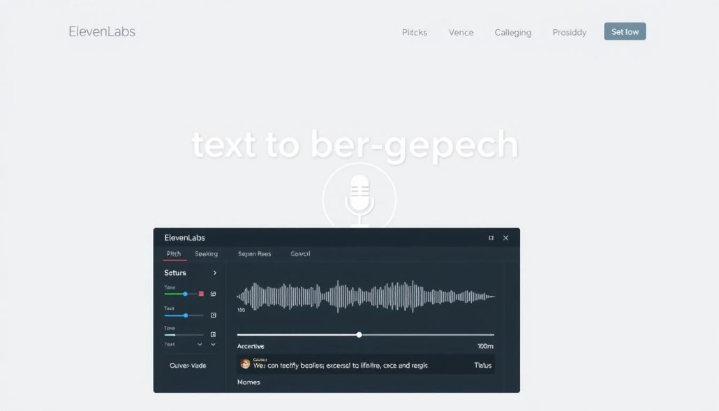Text-zu-Sprache-Konvertierung mit ElevenLabs