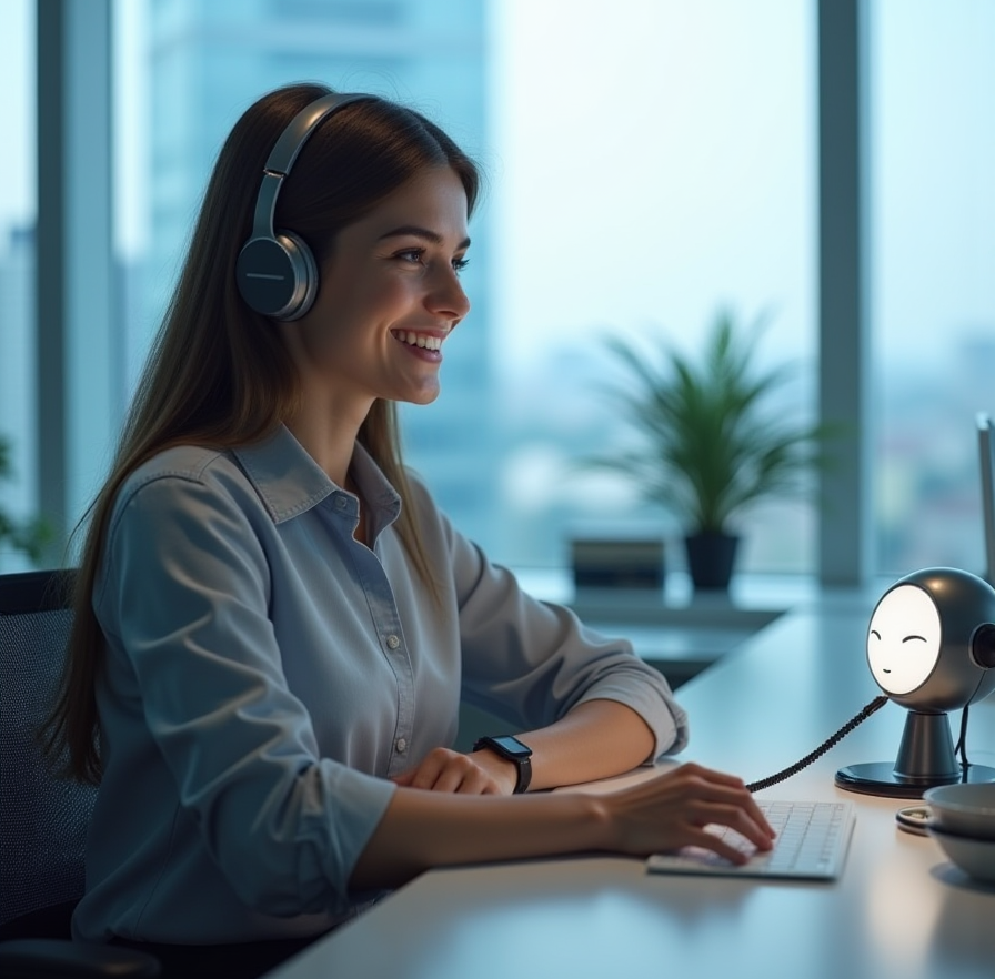 KI-Telefon Assistentin