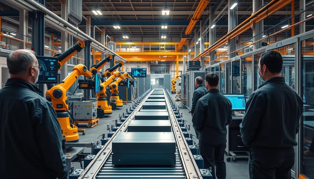 Industrie 4.0 Lösungen mit vernetzter Produktion und KI-Integration