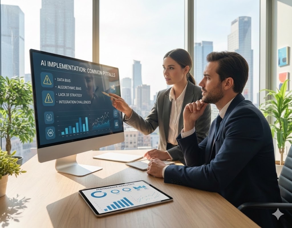 Digitalisierungsberatung verhindert häufige Fehler bei der KI-Einführung KI-Beratung hilft Fehler zu vermeiden