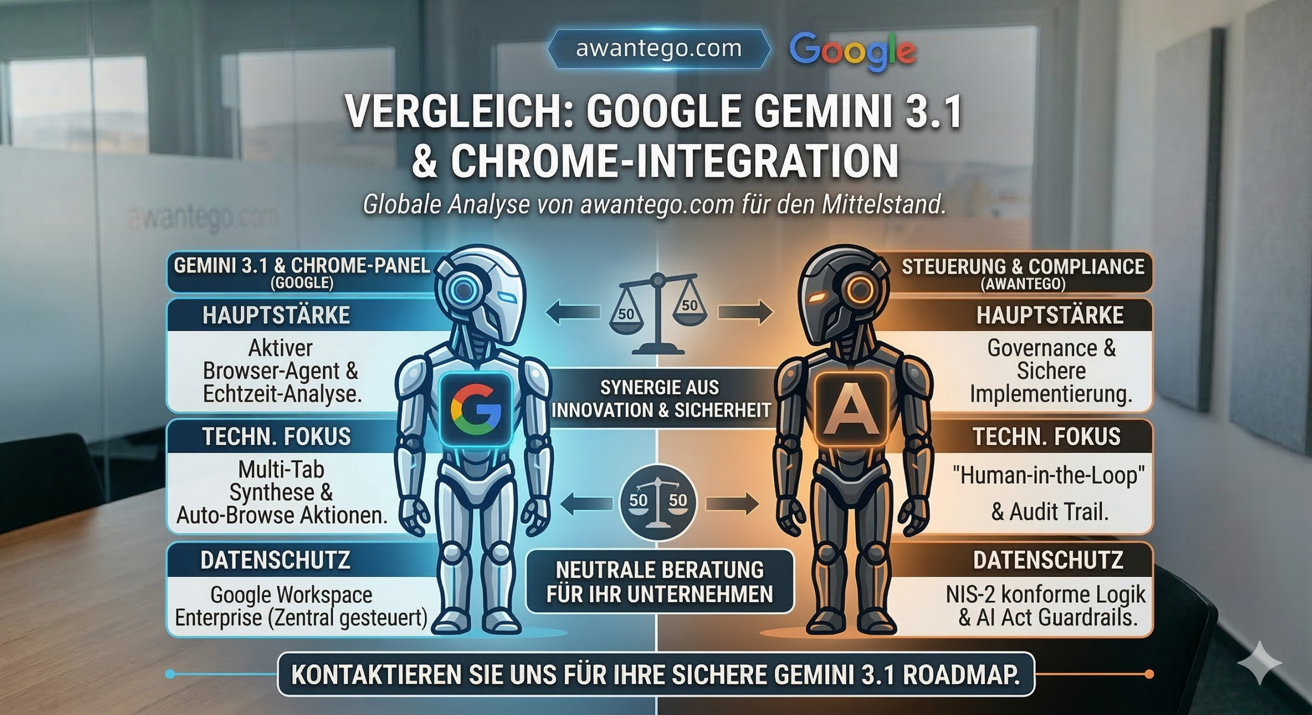 Google Gemini 3.1 & Co.: Wenn der Browser zum autonomen KI-Agenten wird – Was das für Ihren Arbeitsalltag bedeutet 1 Gemini 3.1. wird zum autonomen Agenten