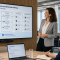IT-Beraterin analysiert KI-Agenten-Architektur und Sicherheitsrisiken im Unternehmen